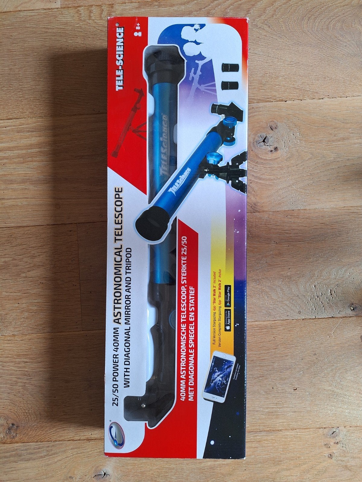 Tele-Science Astronomische Telescoop 25/50x40mm, Ophalen of Verzenden, Zo goed als nieuw