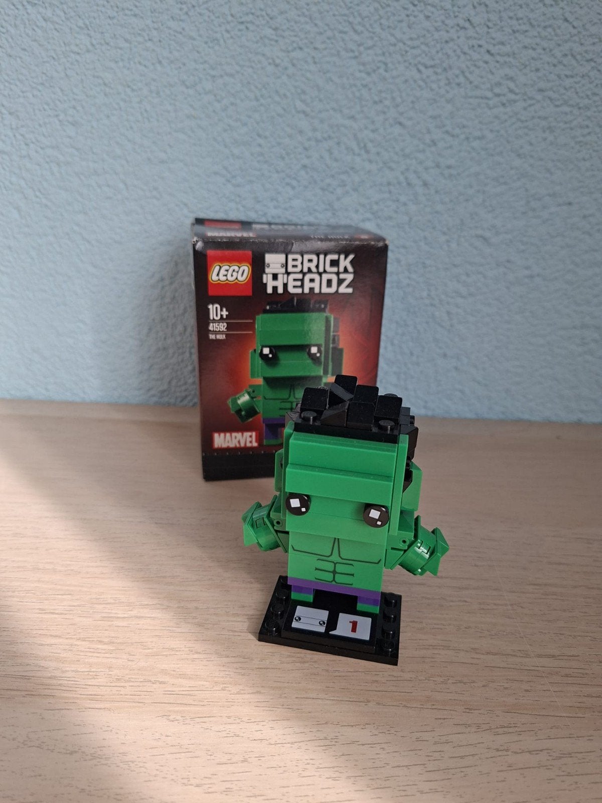 LEGO BrickHeadz Hulk (41592) - Marvel, BrickHeadz, Lego, Ophalen of Verzenden, Zo goed als nieuw