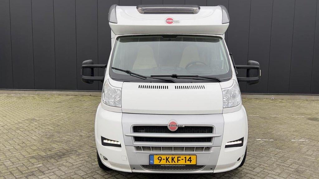 Luxe BURSTNER IXEO PLUS IT 726 - 4 Pers - Zeer Compleet, Caravans en Kamperen, Campers, Luifel, Ringverwarming, Fiat, Reservewiel