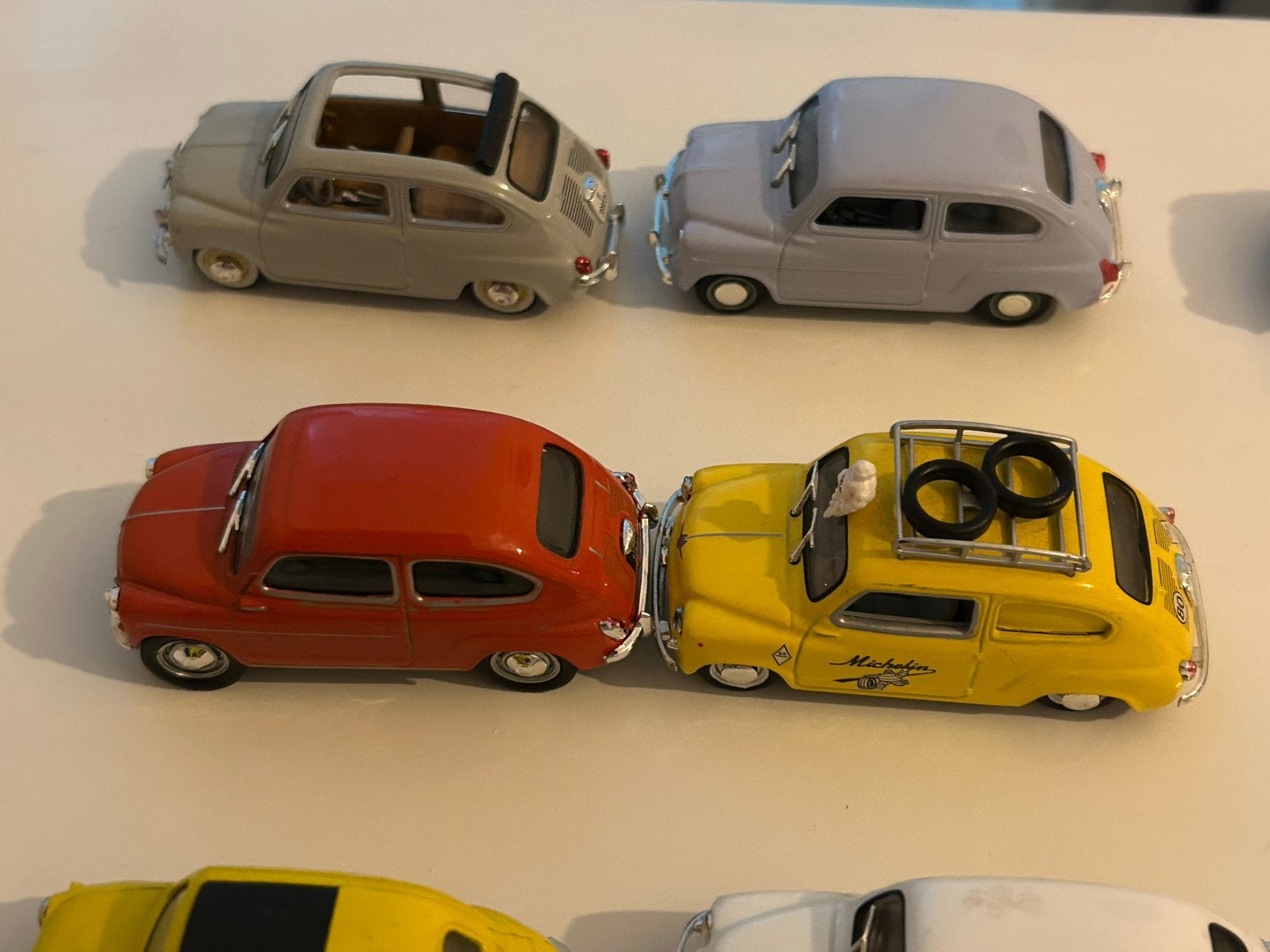 Verzameling van 16 Fiat 500 modelauto's, Ophalen of Verzenden, Gebruikt, Auto