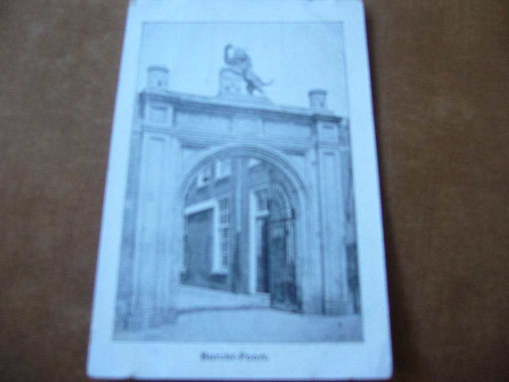 LEIDEN  =  BURCHT  POORT  1925, Verzenden, 1920 tot 1940, Gelopen, Zuid-Holland