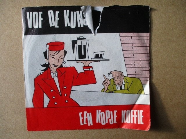 s0613 vof de kunst - een kopje koffie, Ophalen, Gebruikt, 7 inch, Overige genres