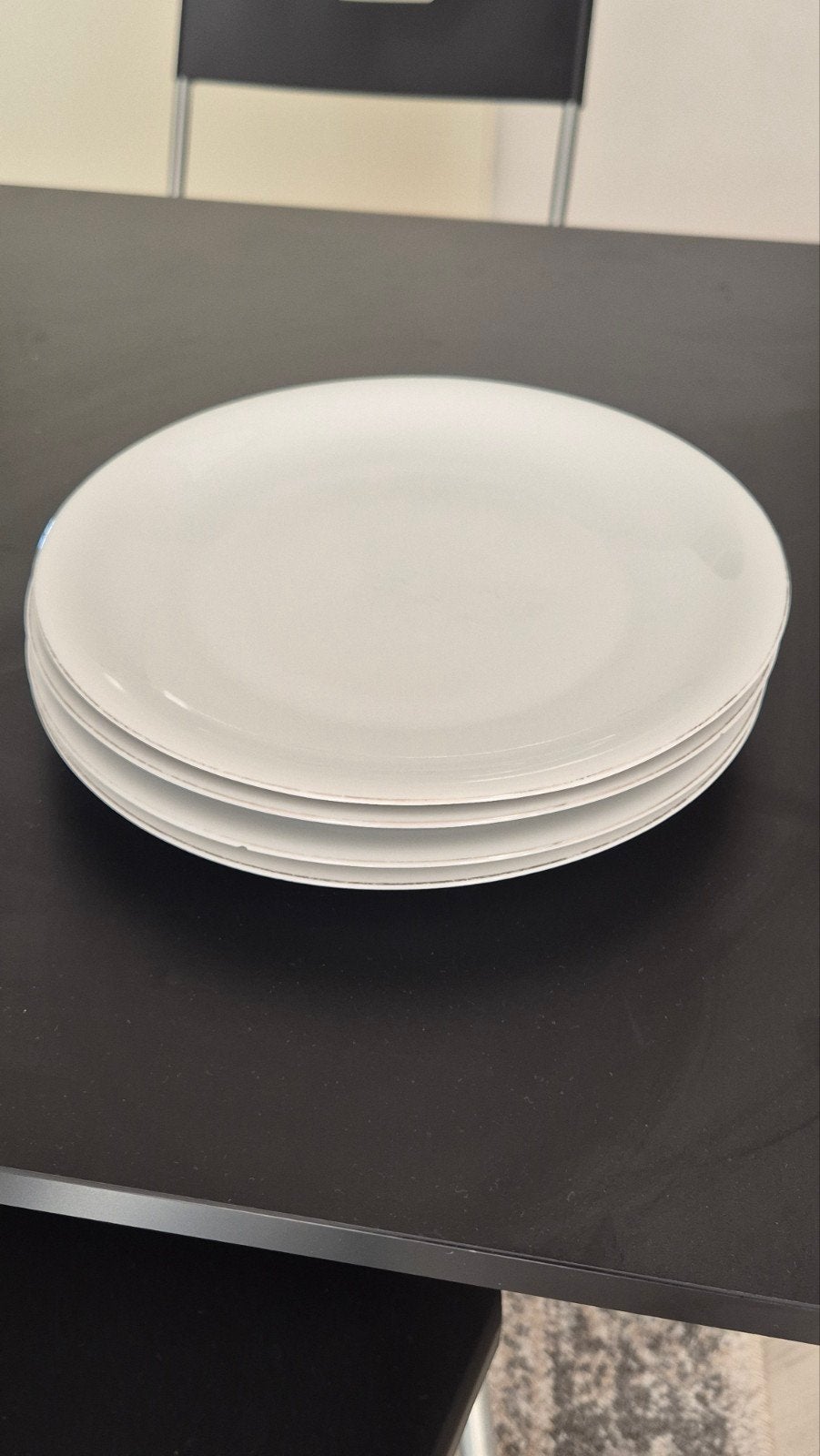Zeh Scherzer "Signorina" 4 diner borden set wit, Ophalen of Verzenden