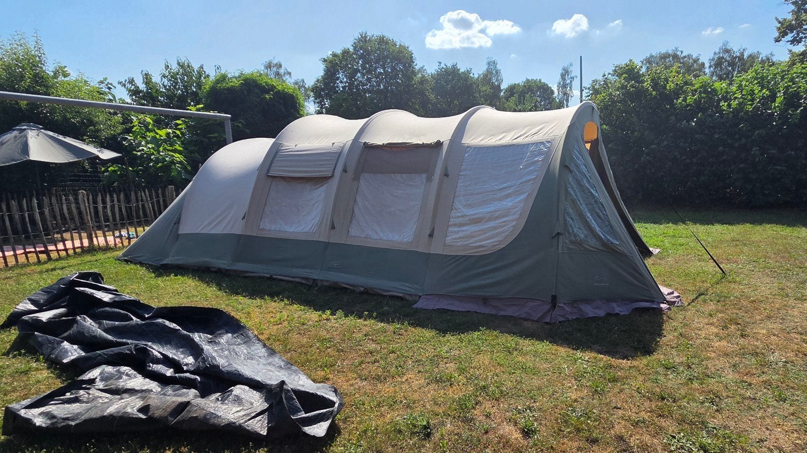Bardani Casa Grande 400 tunneltent - 5 persoons, Caravans en Kamperen, Tenten, tot en met 5, Zo goed als nieuw, Ophalen