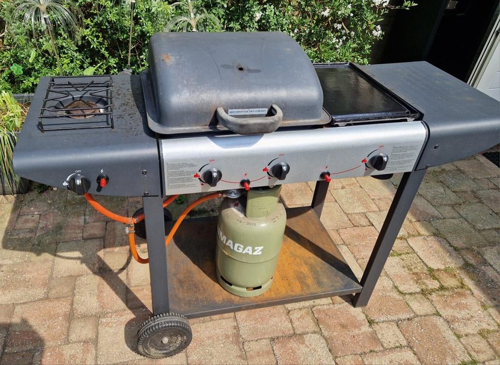 Gas bbq / buitenkeuken, Tuin en Terras, Gasbarbecues, Ophalen, Gebruikt