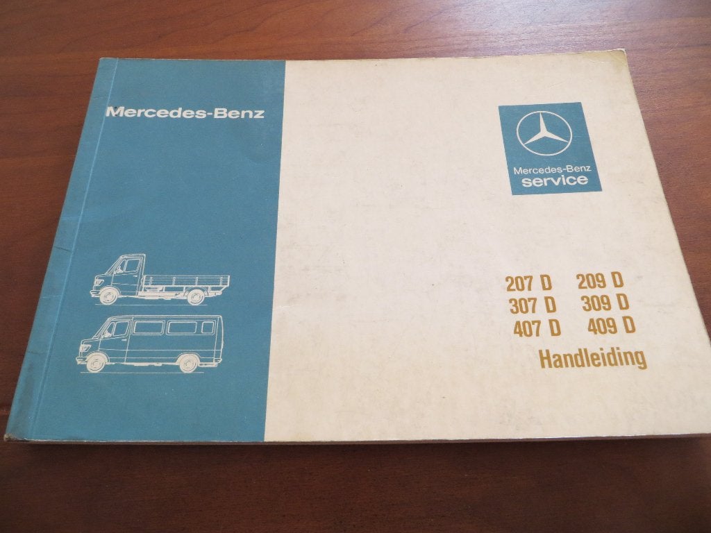 Instructieboek Mercedes 207 D - 407 D +209 D -409 D 1984, Ophalen of Verzenden