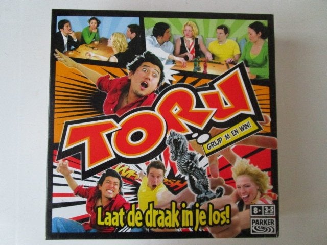 Toru! Laat de draak in je los! Parker spelen. NIEUW., Drie of vier spelers, Ophalen, Nieuw, Parker