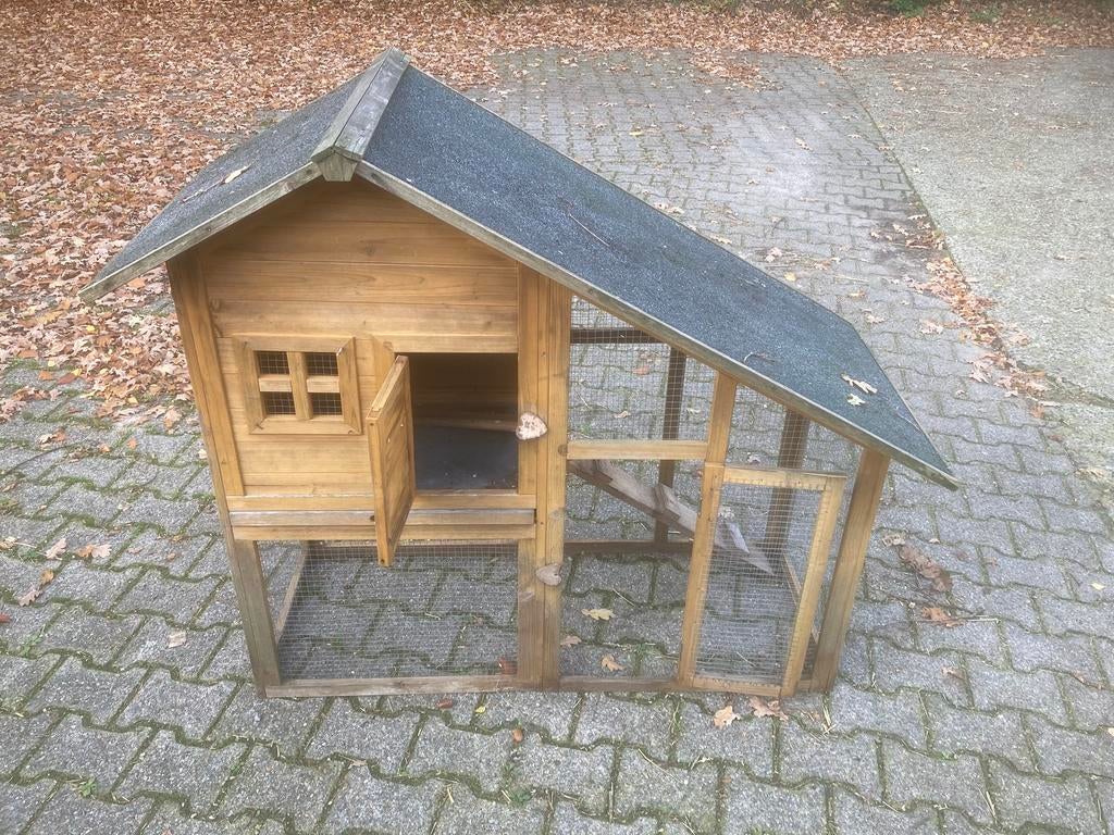 Buitenhok kippen, konijnen, cavia’s, Dieren en Toebehoren, Pluimvee | Toebehoren, Ophalen of Verzenden, Gebruikt, Kippenhok of Kippenren