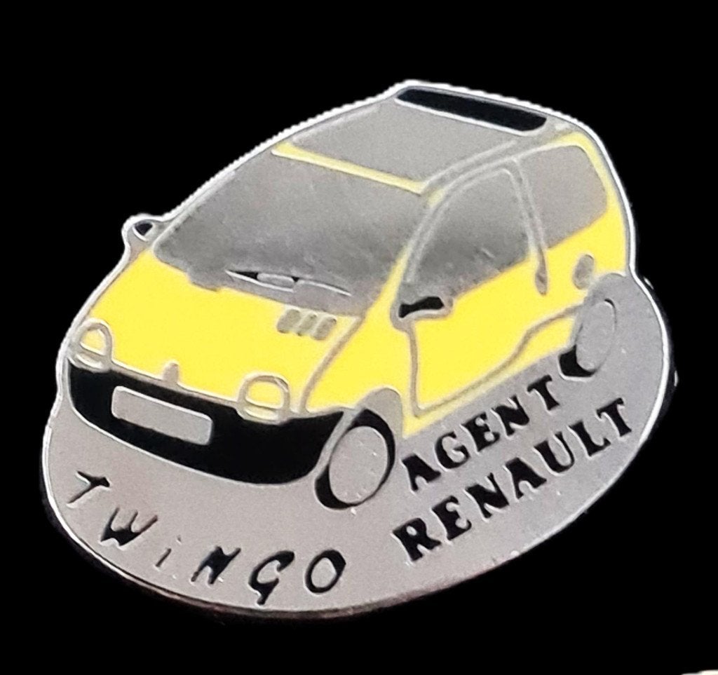 Renault Twingo pin- geel model, Verzenden, Nieuw, Transport, Speldje of Pin