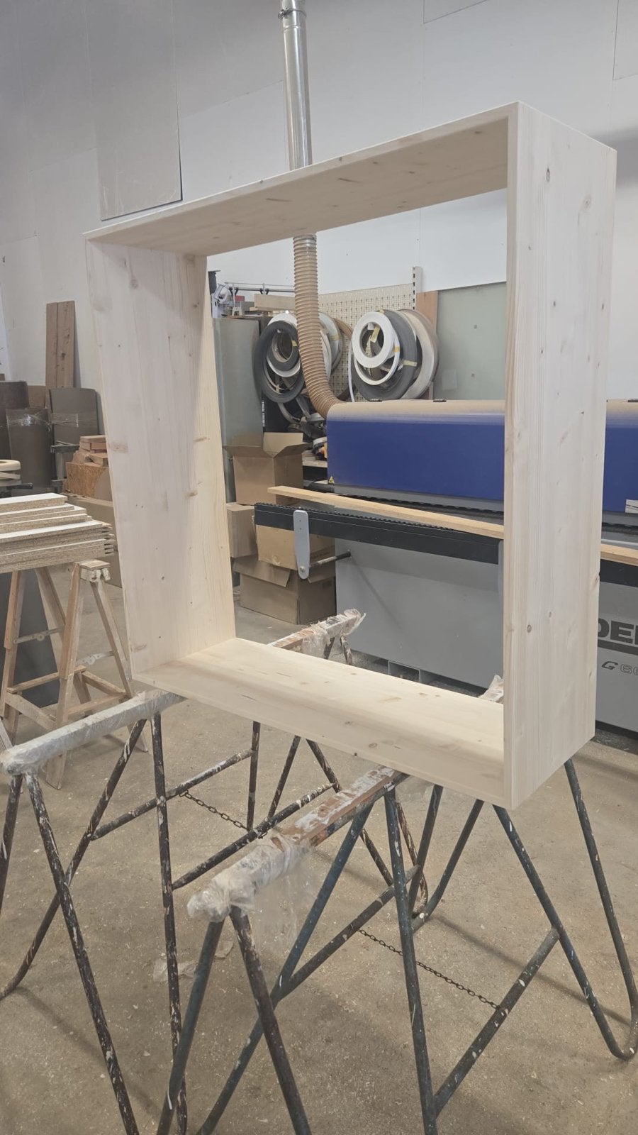 Nieuwe schoolfoto-prop 'in the box' van onbewerkt hout, Audio, Tv en Foto, Ophalen, Nieuw, Overige typen