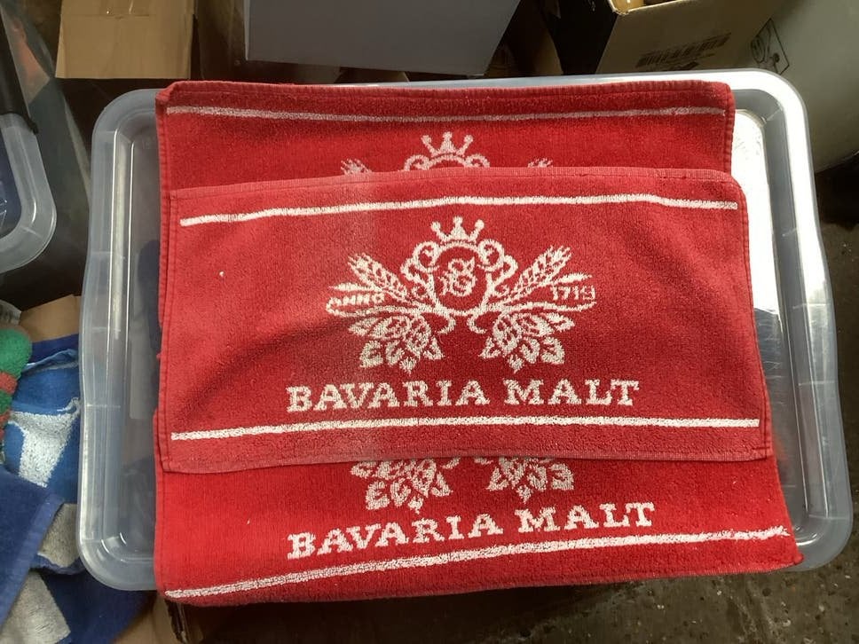 Bavaria malt bar handdoekje, Ophalen of Verzenden, Zo goed als nieuw, Bavaria