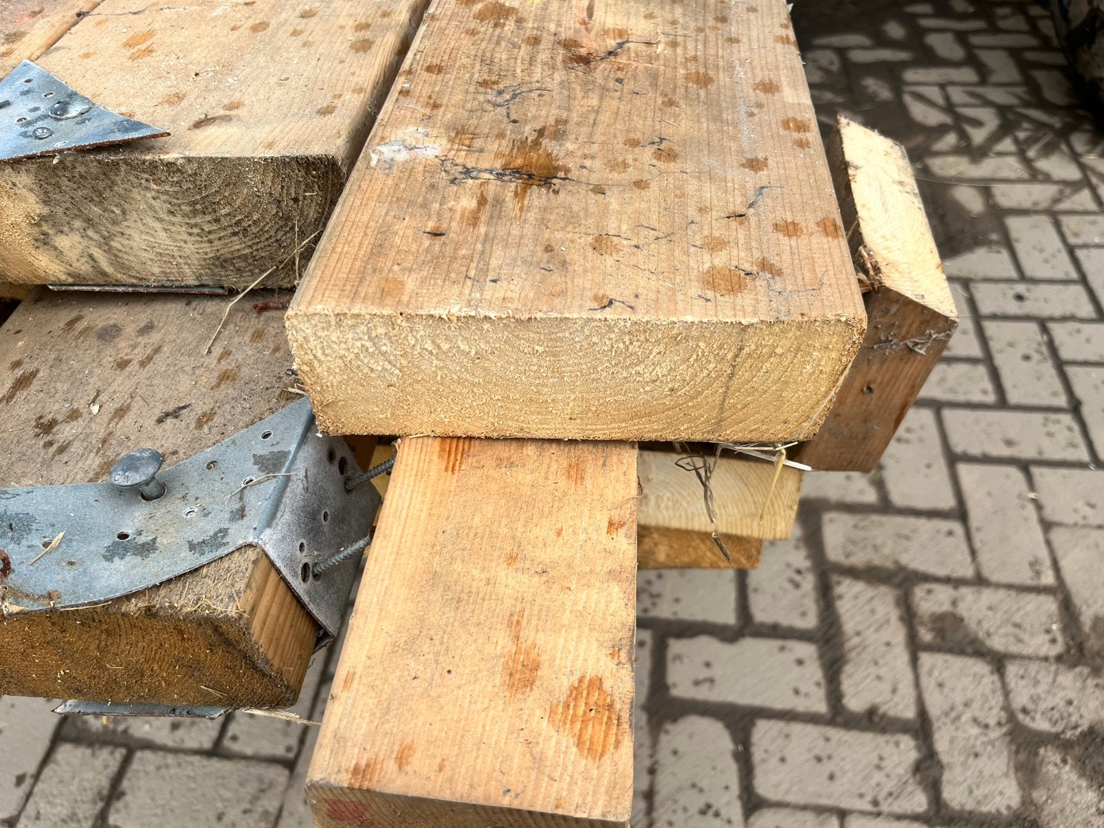 Geschaafde gordingen 3,75 mtr 20 stuks, Ophalen, Zo goed als nieuw, 250 cm of meer, Balken