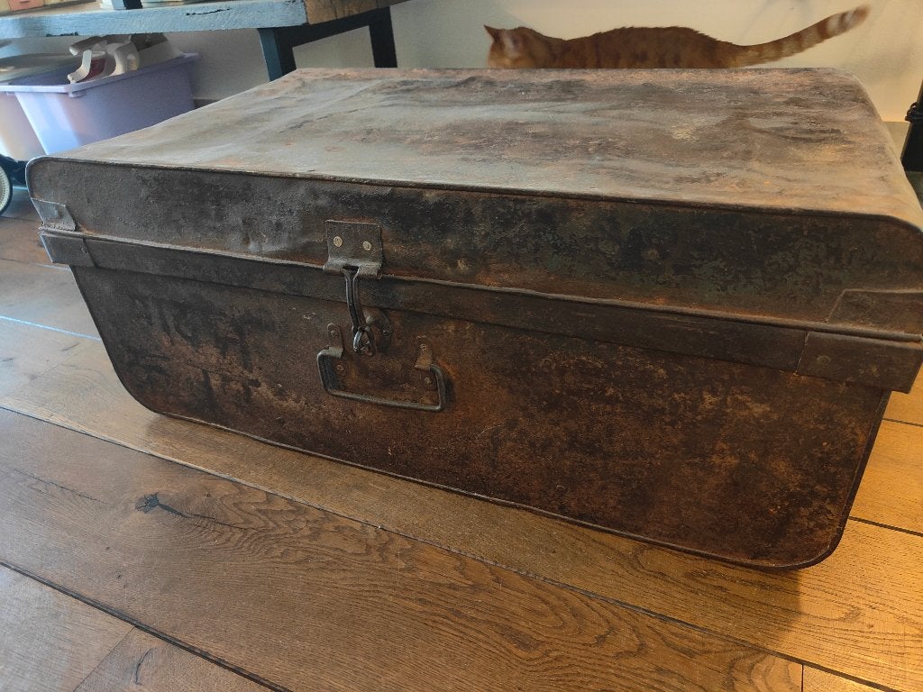 Kist, Huis en Inrichting, Woonaccessoires | Kisten, Ophalen, Gebruikt, 50 tot 100 cm, Minder dan 50 cm