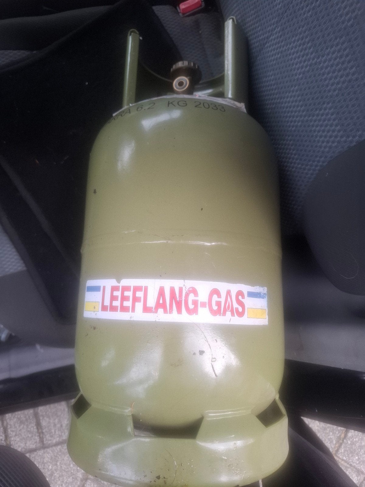 Nieuw een kleine gastank 6.2 kilo  met gratis exstra's, Caravans en Kamperen, Ophalen of Verzenden, Zo goed als nieuw