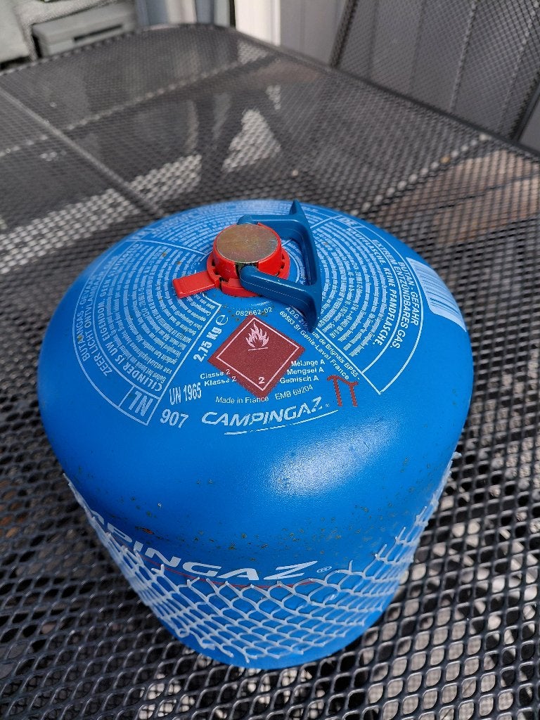 Gasfles, Ophalen, Zo goed als nieuw