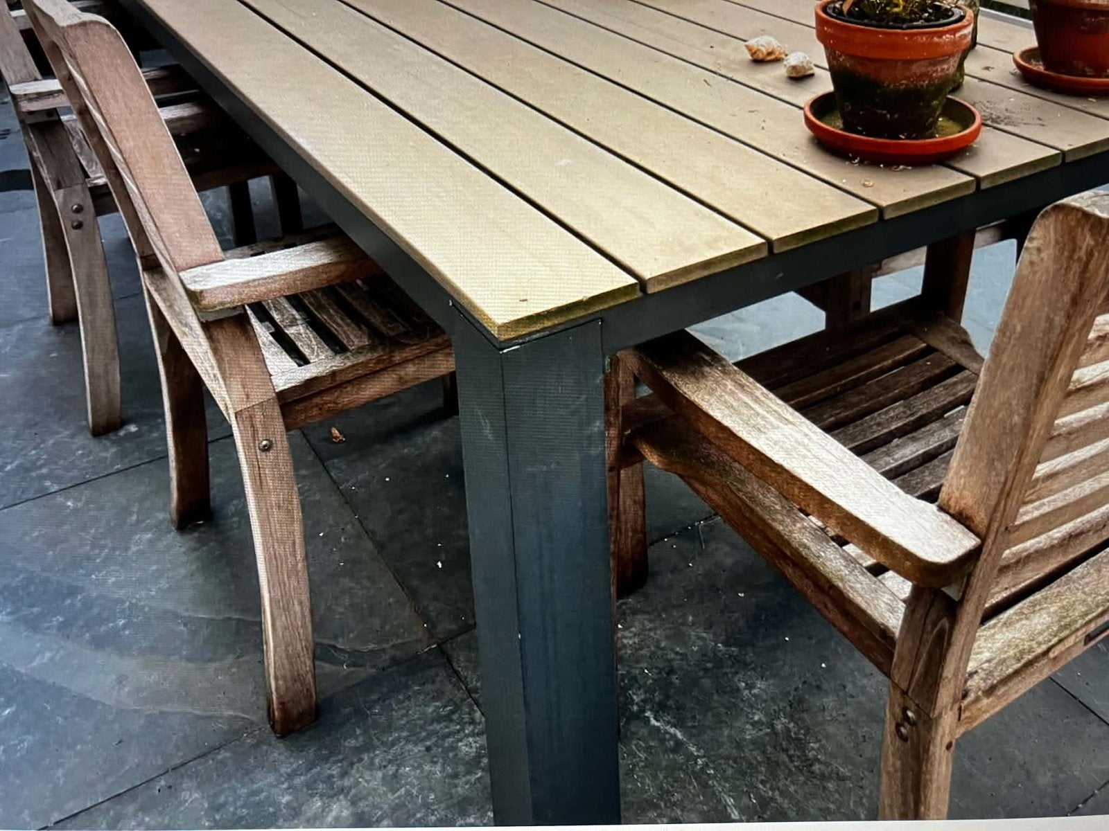 Teak houten stoelen 8 stuks