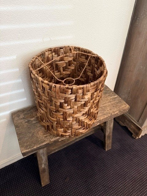 hanglamp uit java, Ophalen of Verzenden, Zo goed als nieuw, Natuurlijk materiaal, Azie ibiza bohemian
