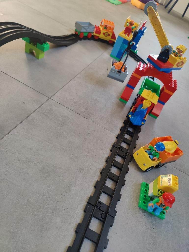 DUPLO Luxe Treinbaan set - 10508 - LEGO, Kinderen en Baby's, Speelgoed | Duplo en Lego, Ophalen of Verzenden, Zo goed als nieuw