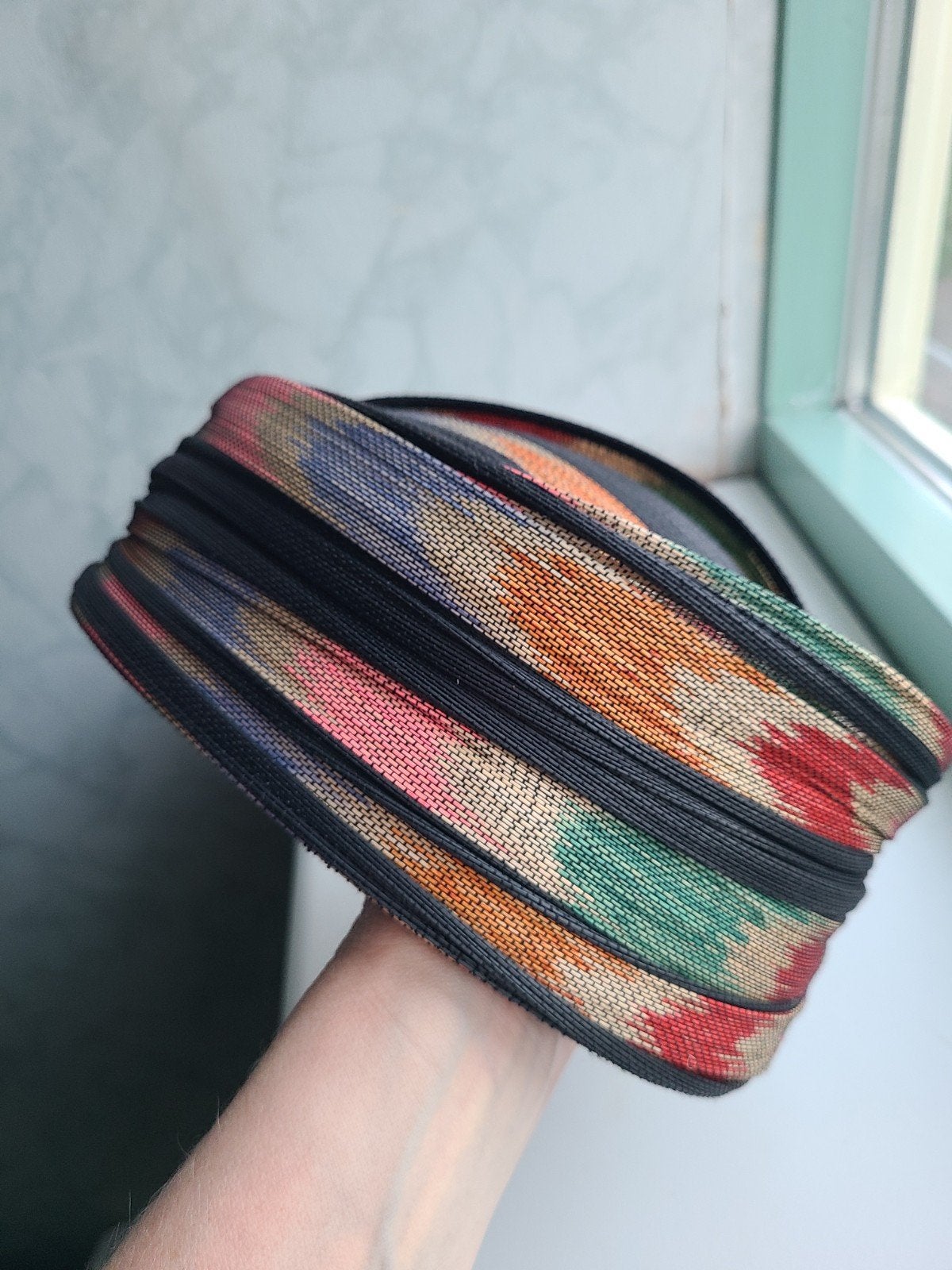 Vintage Hoed - Kleurrijk en Uniek, Hoed, Nieuw, Onbekend, One size fits all