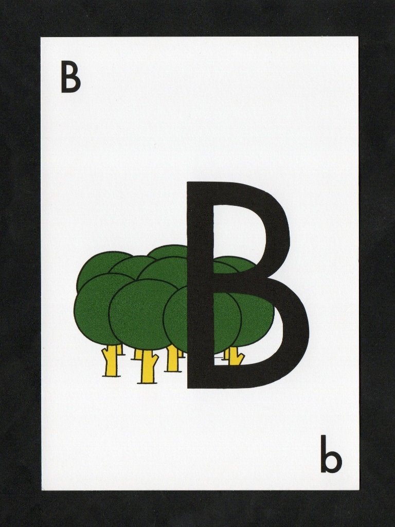 Dick Bruna Letter B van Bos., Verzamelen, Ophalen of Verzenden, 1980 tot heden, Ongelopen, Kinderen