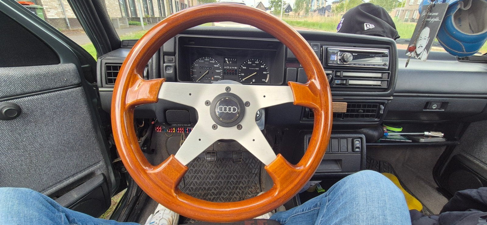 Victor houten stuur zeer mooi! golf 1 2 3, Auto-onderdelen, Ophalen of Verzenden, Gebruikt, BMW