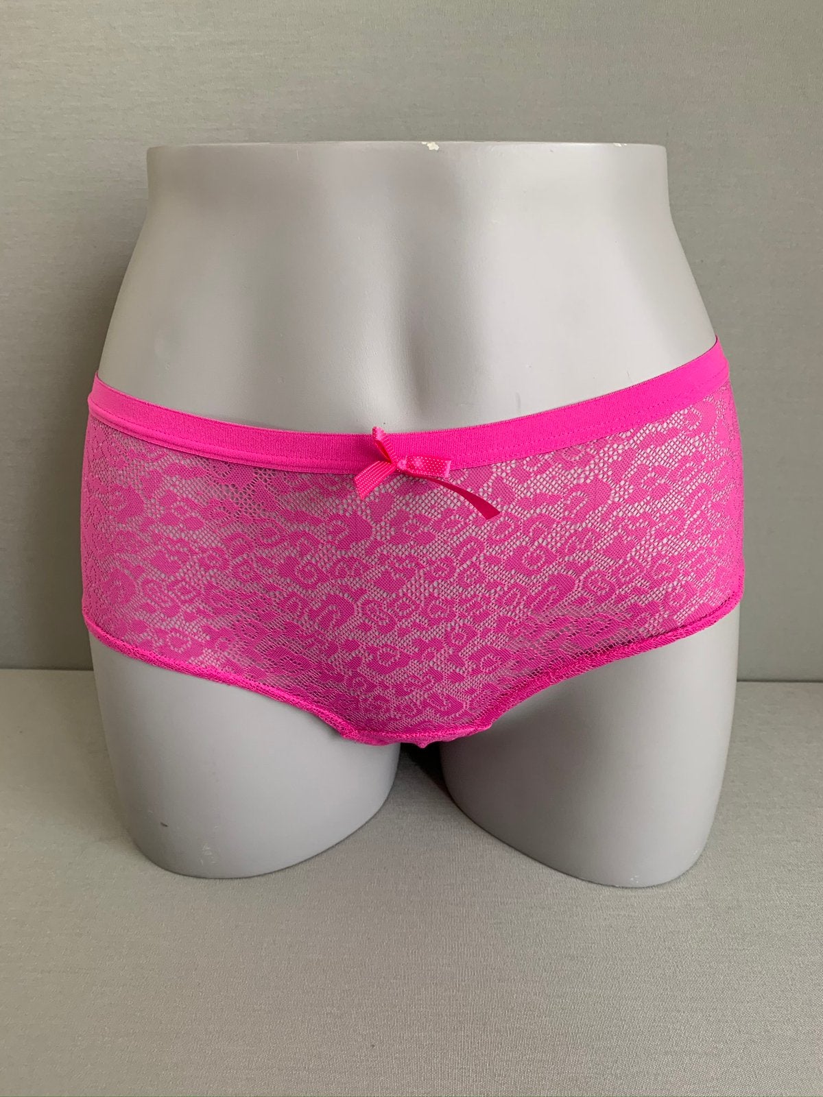 Freya kanten boxer Maat xs Model fancies, Verzenden, Roze