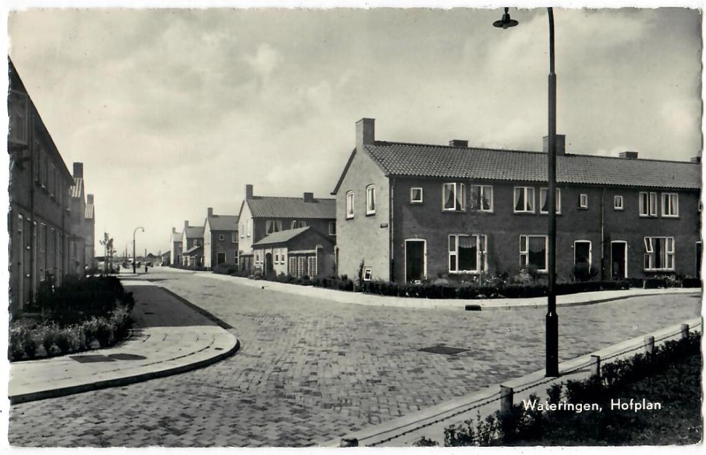 Wateringen - Hofplan, Verzamelen, Ansichtkaarten | Nederland, Verzenden, 1960 tot 1980, Ongelopen, Zuid-Holland