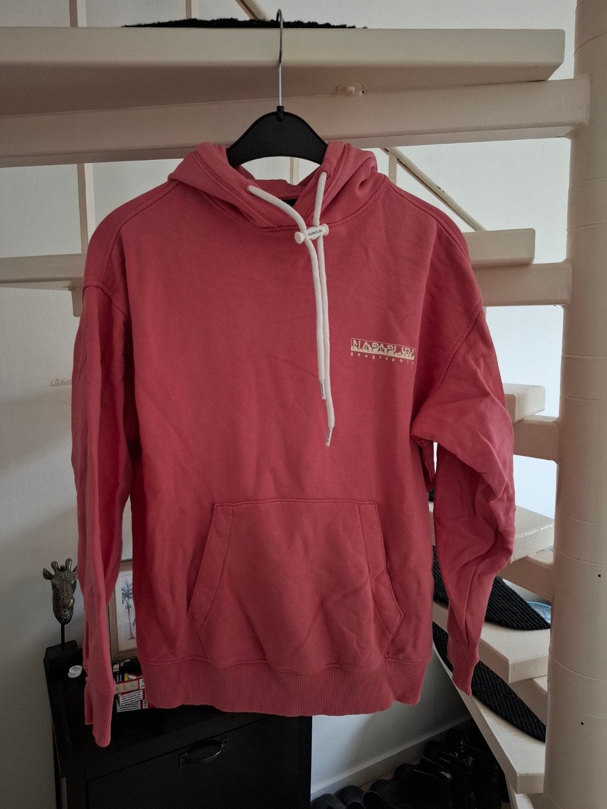 Napapijri hoodie maat M - Roze, Maat 38/40 (M), Ophalen of Verzenden, Roze, Gedragen