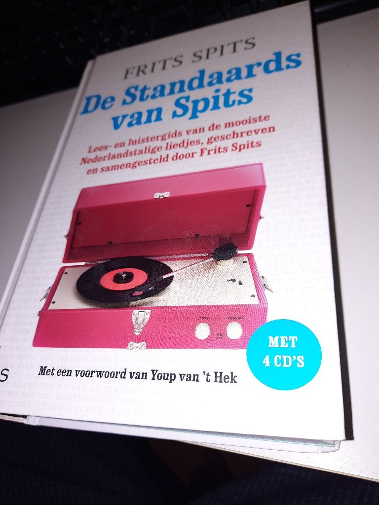 BOEK + 4 CDS  Frits Spits – De Standaards Van Spits, Ophalen, Gelezen, Artiest