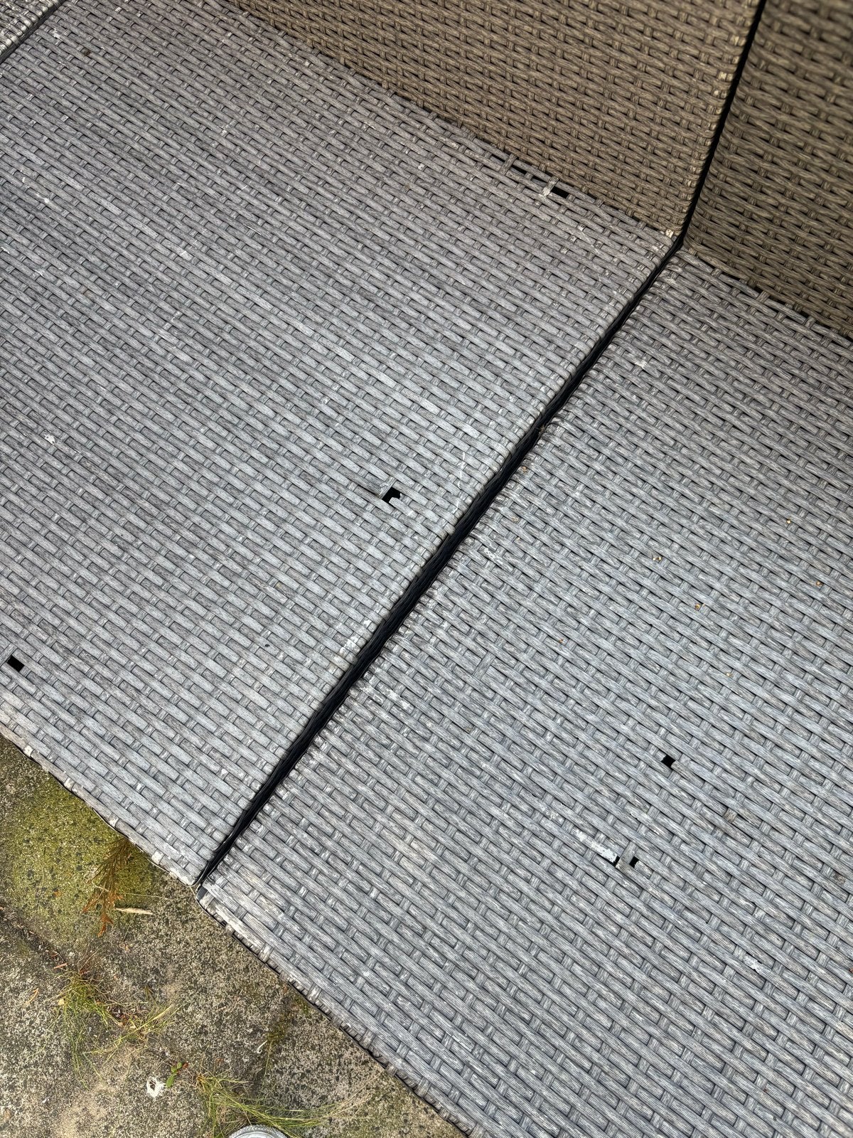 Gebruikte loungeset met kussens - afhalen in Naarden, Tuin en Terras, Ophalen, Gebruikt, Wicker, Loungeset