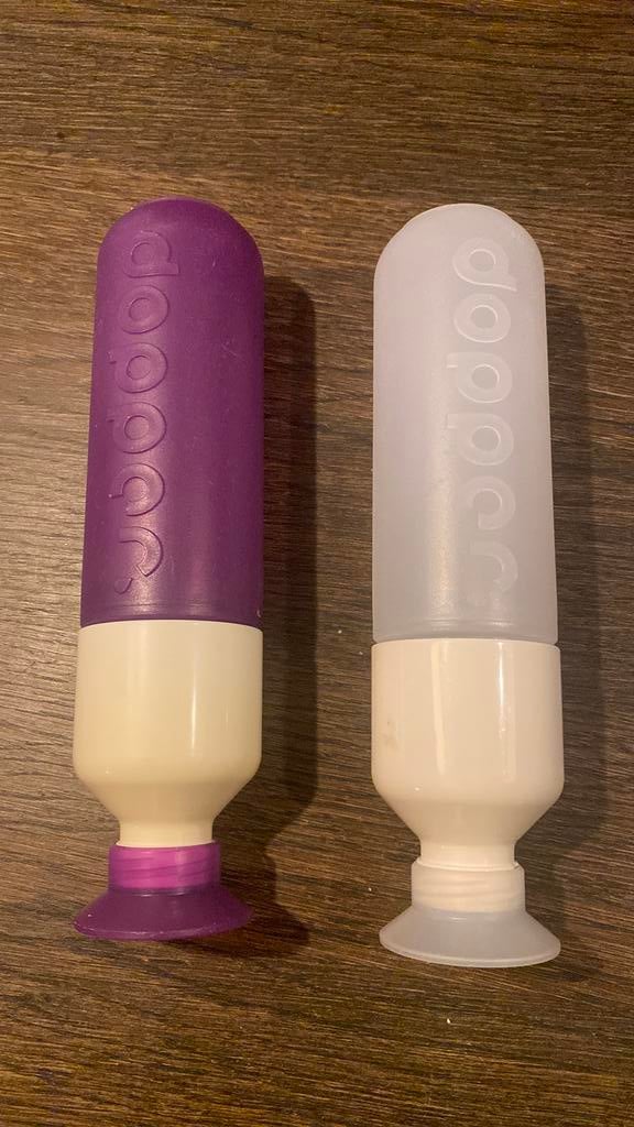 2 MOOIE DOPPER BIDON FLESSEN, Sport en Fitness, Bidons, Ophalen