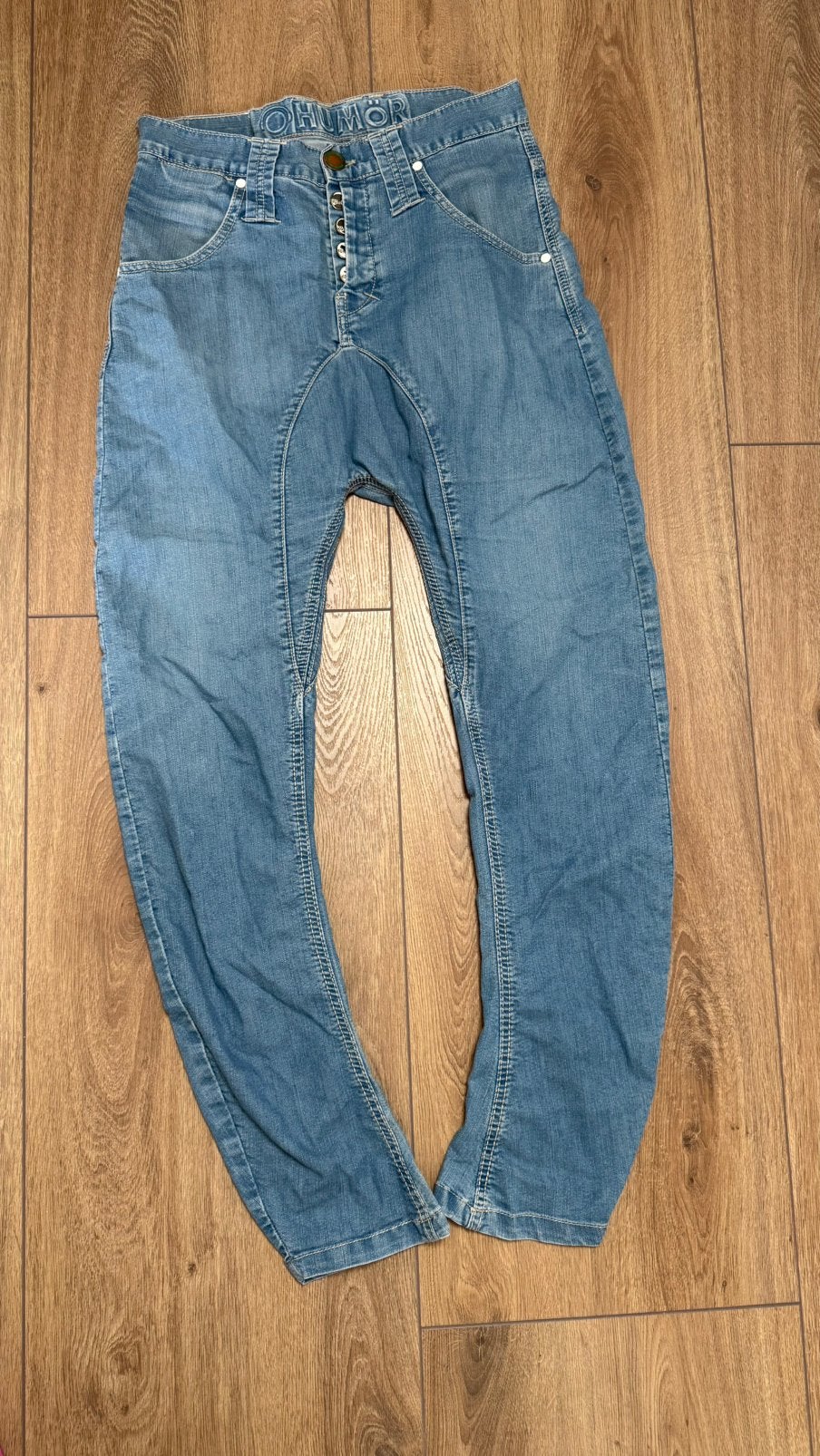 Humör broek, Ophalen of Verzenden, Gedragen, Maat 46 (S) of kleiner, Blauw