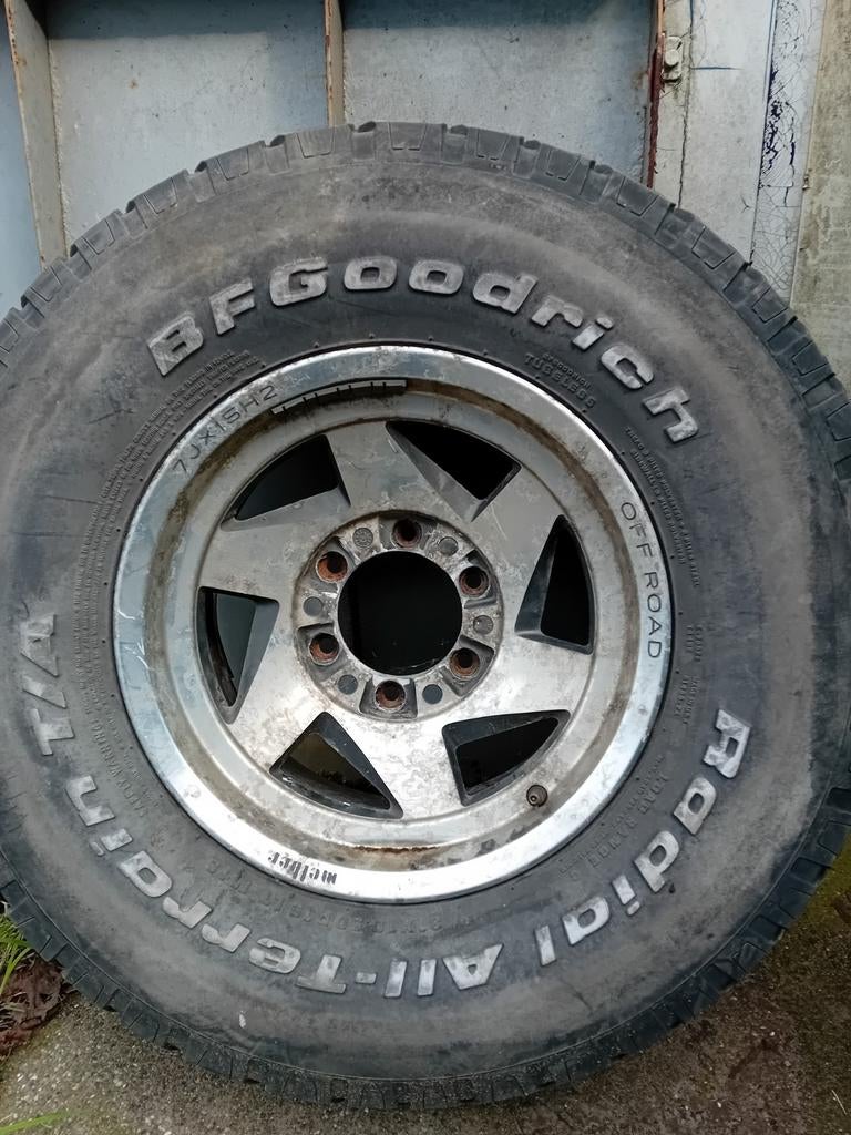BFGoodrich All-Terrain band met Melber velg, Ophalen, Gebruikt