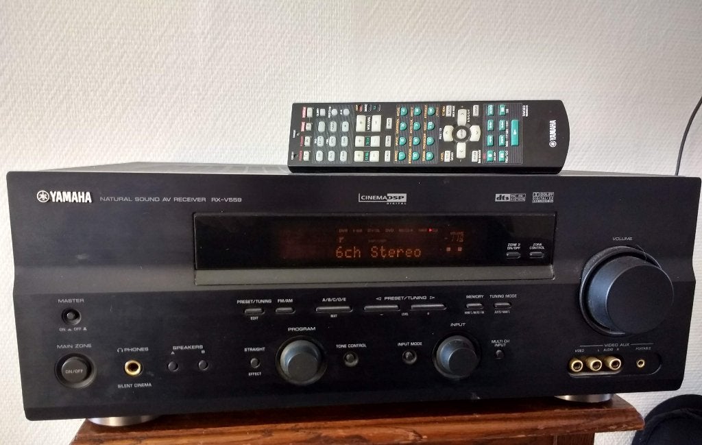 YAMAHA receiver RX-V559, Audio, Tv en Foto, Versterkers en Receivers, Ophalen, Gebruikt, 120 watt of meer, Yamaha