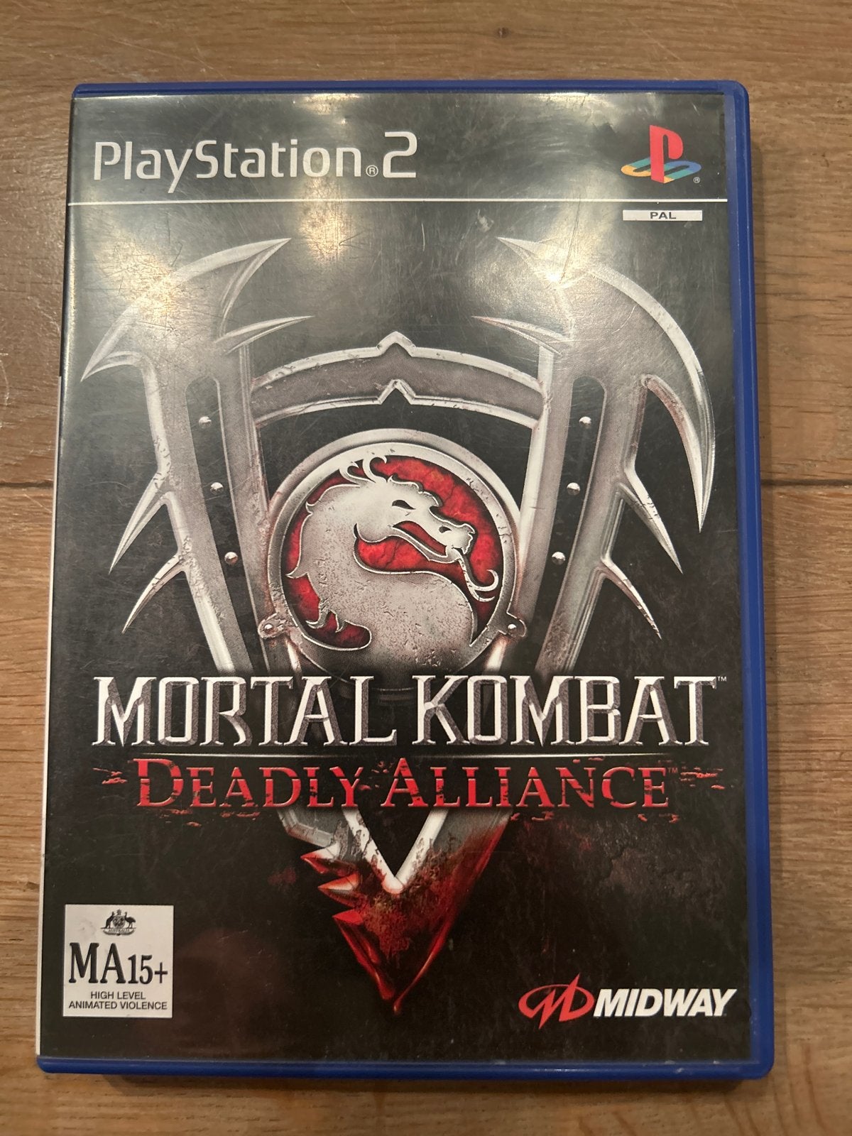 Mortal Kombat Deadly Alliance - PlayStation 2, Spelcomputers en Games, Gebruikt, Vechten, 2 spelers, Eén computer