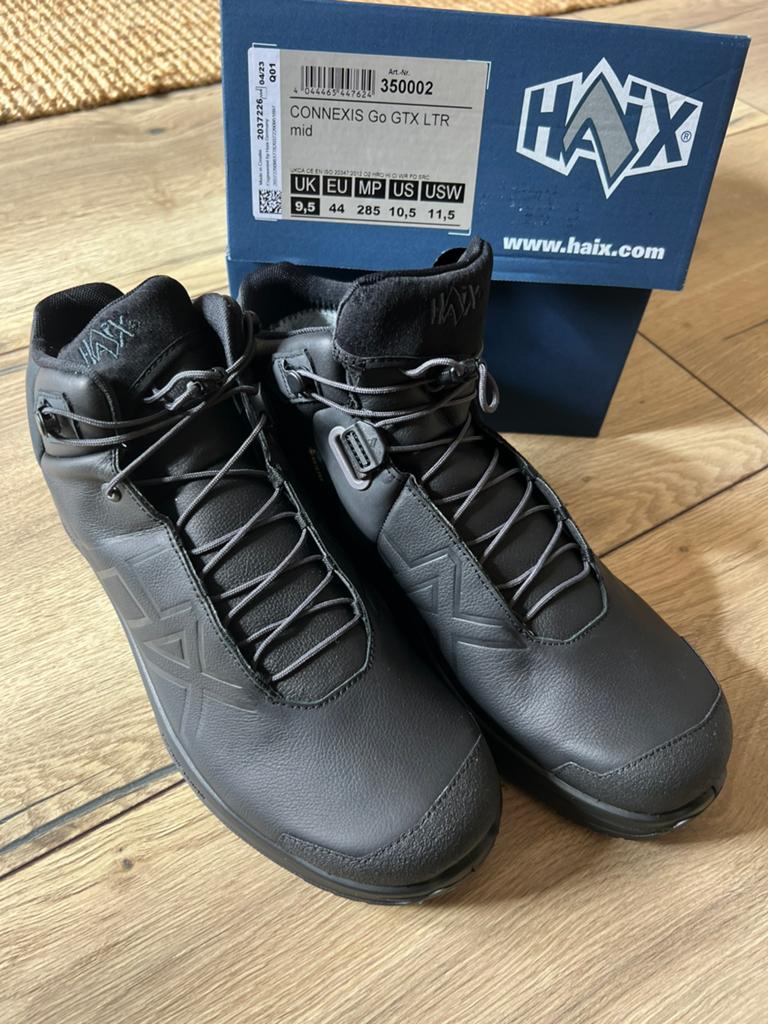 Nieuwe Haix heren schoenen maat 44!, Zwart, Nieuw, Ophalen of Verzenden, Werkschoenen