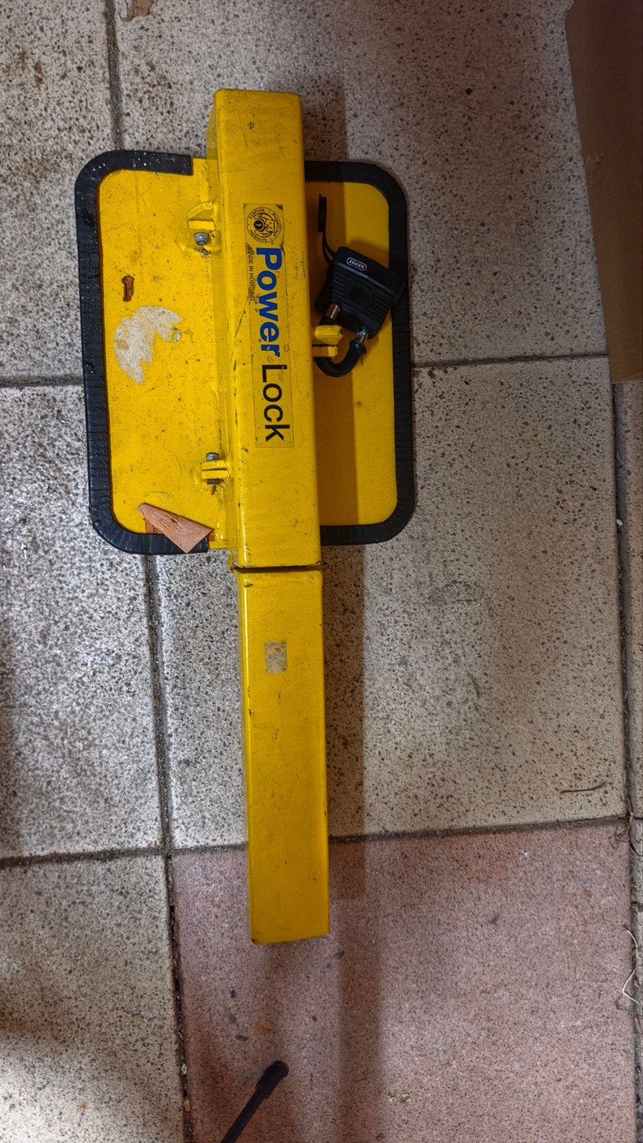 Power Lock parkeerbeugel - Geel, Ophalen, Gebruikt
