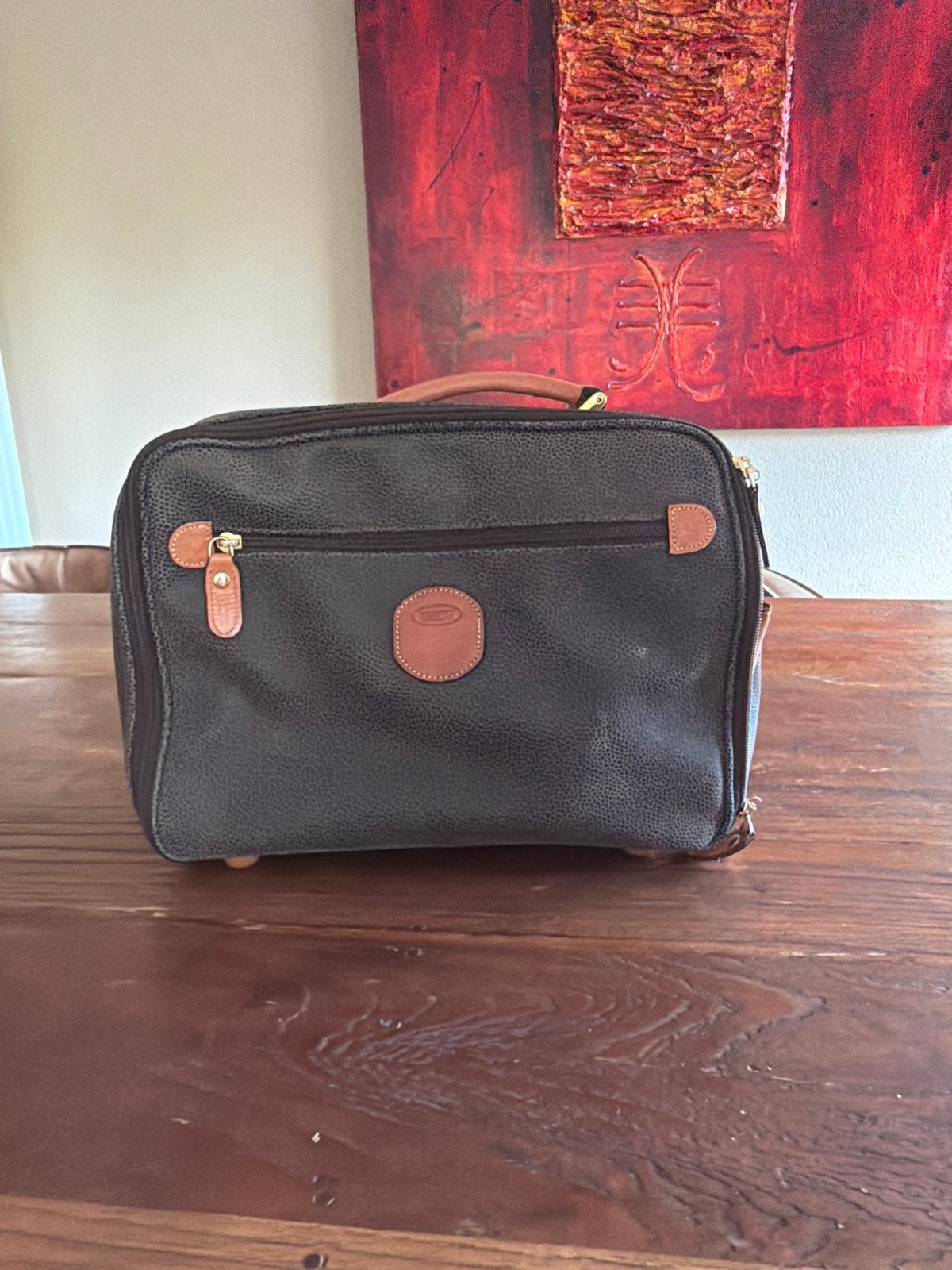 Brics Beaty Case Donkergroen, Sieraden, Tassen en Uiterlijk, Beautycases, Gebruikt, Hardcase, Groen, Ophalen