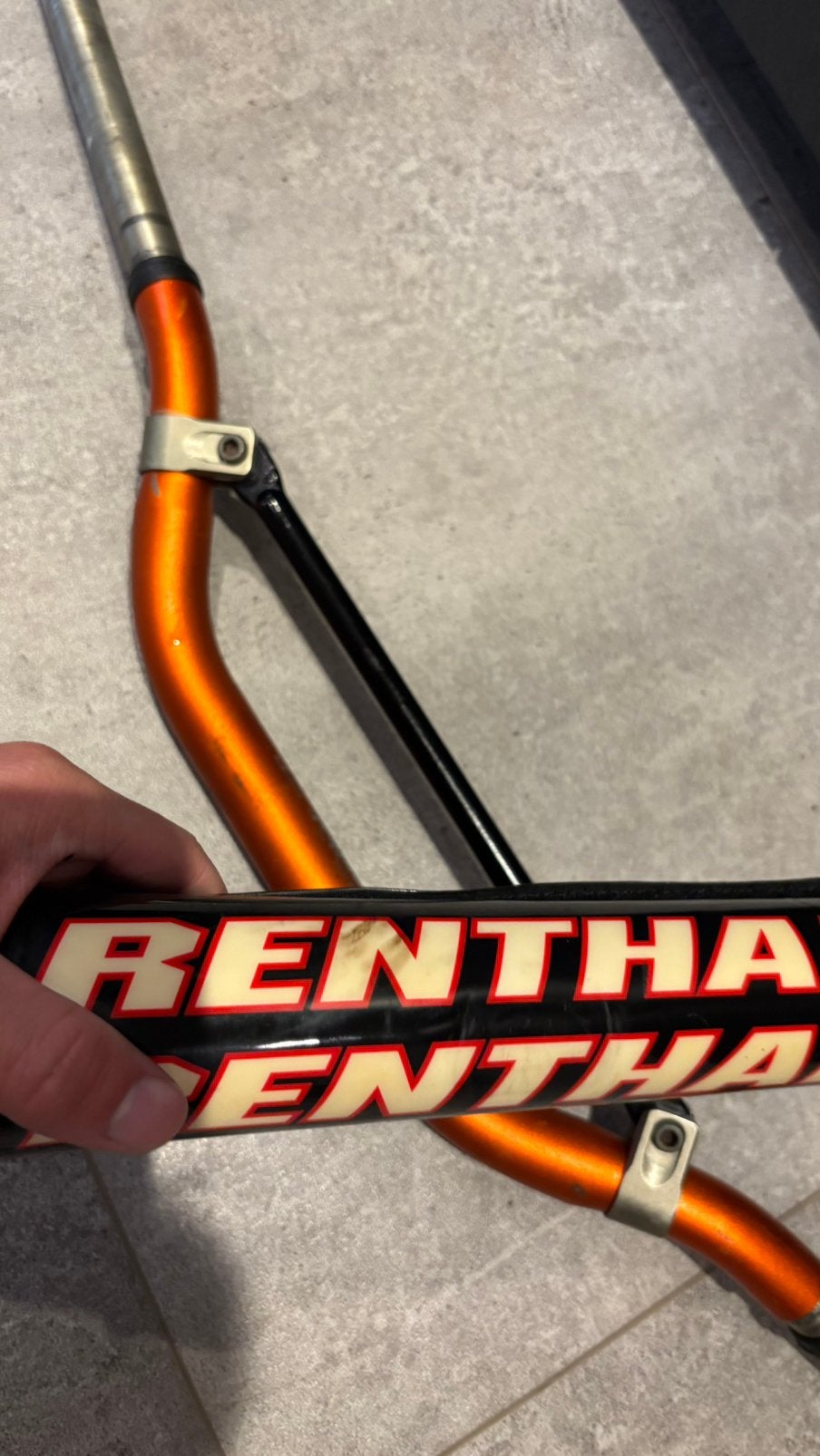 Renthal twinwall 997 oranje, Ophalen of Verzenden, Zo goed als nieuw
