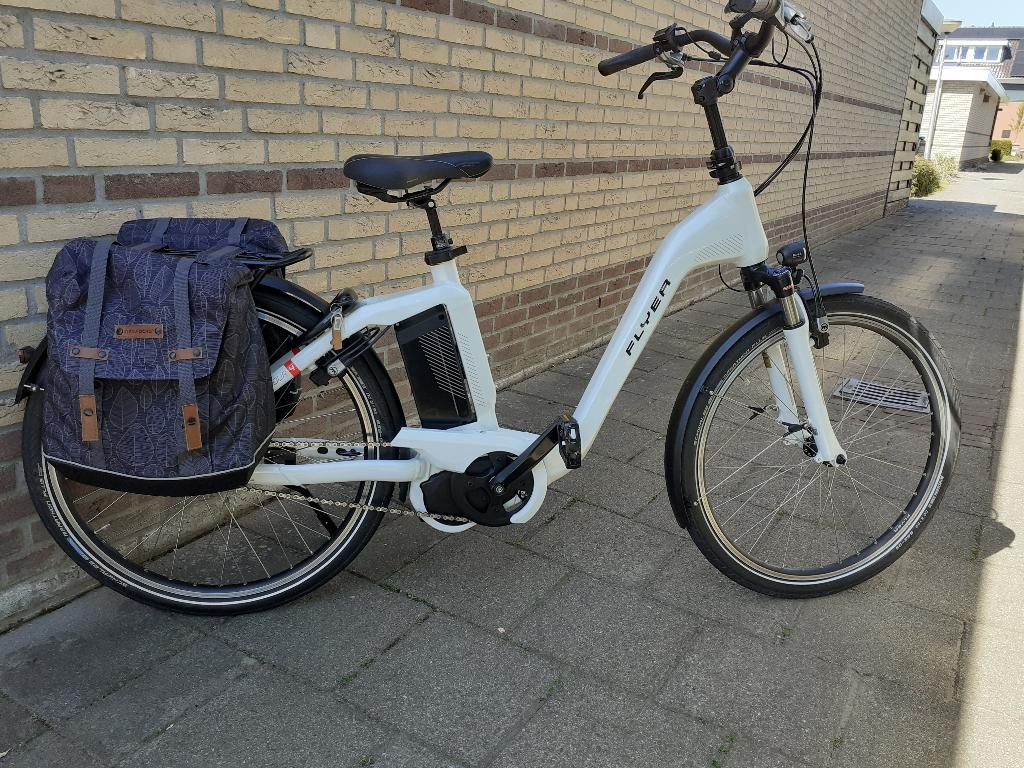 Electrische damesfiets  Flyer Gotour4, Zo goed als nieuw, Minder dan 47 cm, 50 km per accu of meer, Ophalen