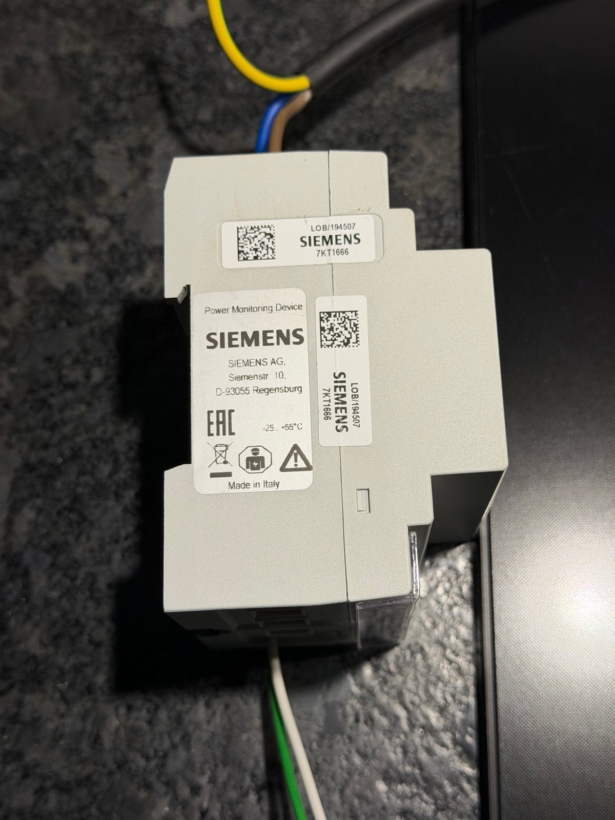 Siemens 7KT1666 Power Monitoring Device - Energiemeter, Doe-het-zelf en Verbouw, Ophalen of Verzenden, Gebruikt, Siemens, Overige typen