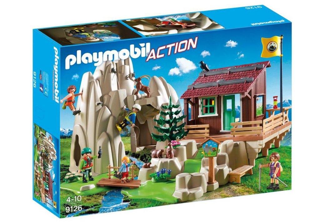 Playmobil 9126 Outdoor bergbeklimmers met berghut, Kinderen en Baby's, Speelgoed | Playmobil, Ophalen, Gebruikt, Complete set