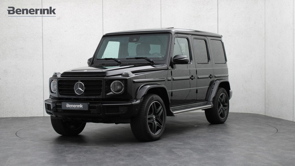 Mercedes-Benz G-Klasse 500 | Massage | Burmester 3D | Schuif, 12 maanden, Gebruikt, 2329 kg, Zwart