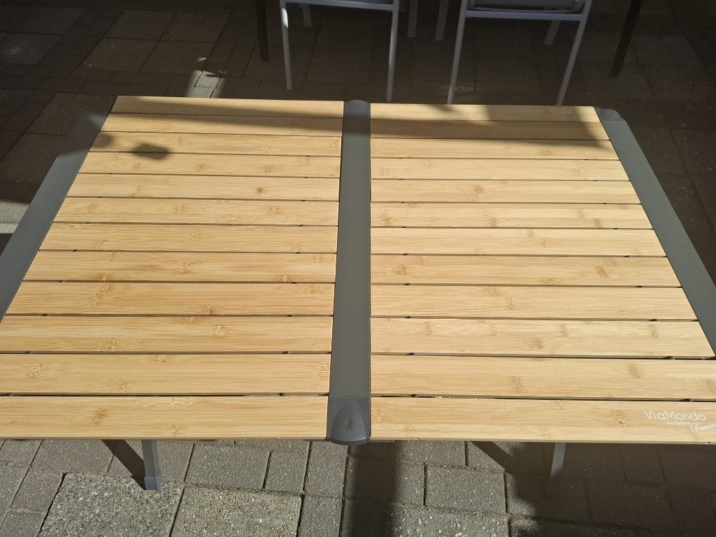 Viamondo outdoor premium camping tafel, Caravans en Kamperen, Ophalen of Verzenden, Zo goed als nieuw, Campingtafel