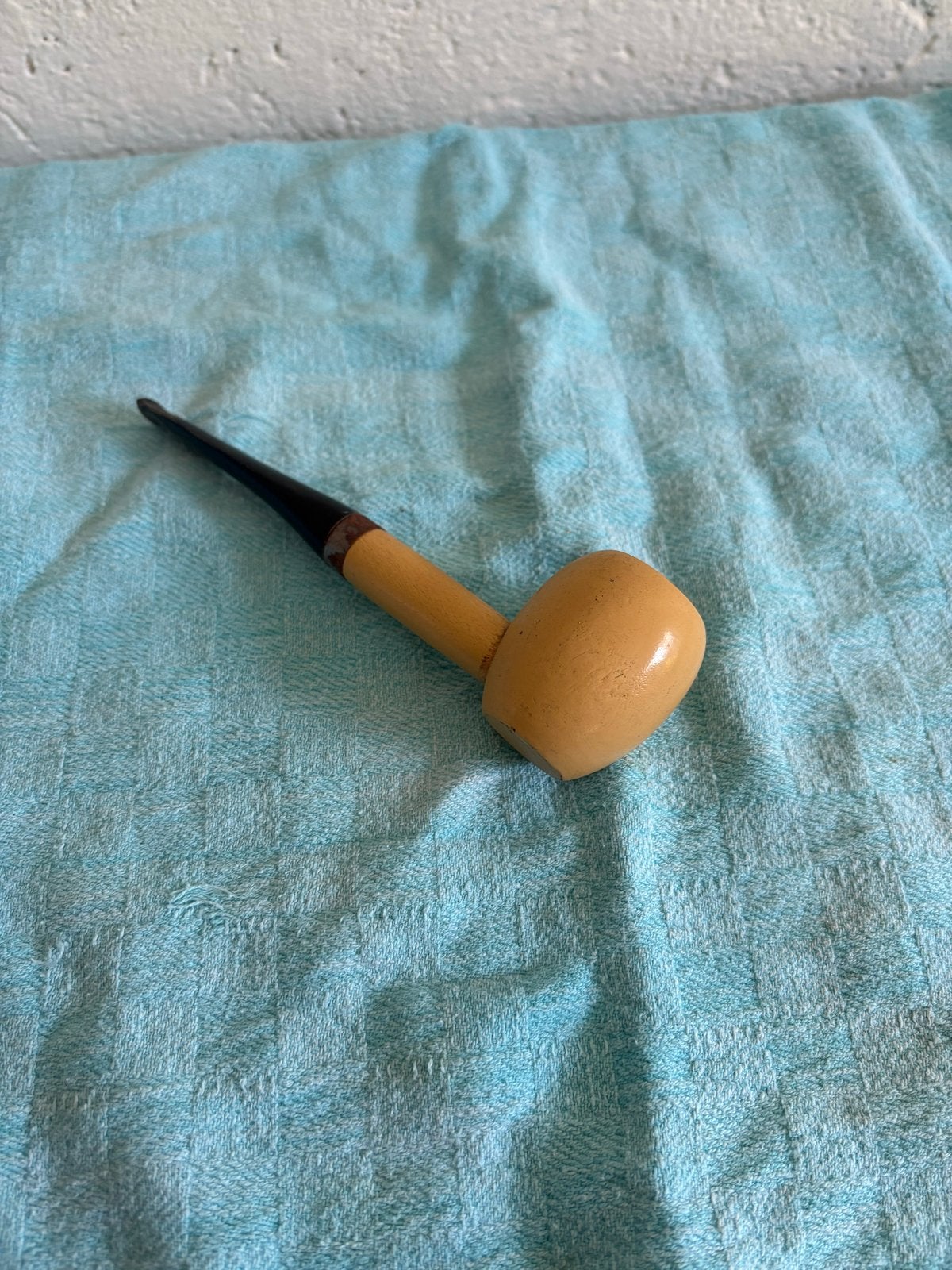 Vintage houten pijp - Gebruikt, Verzamelen, Ophalen, Gebruikt, (Water)pijp