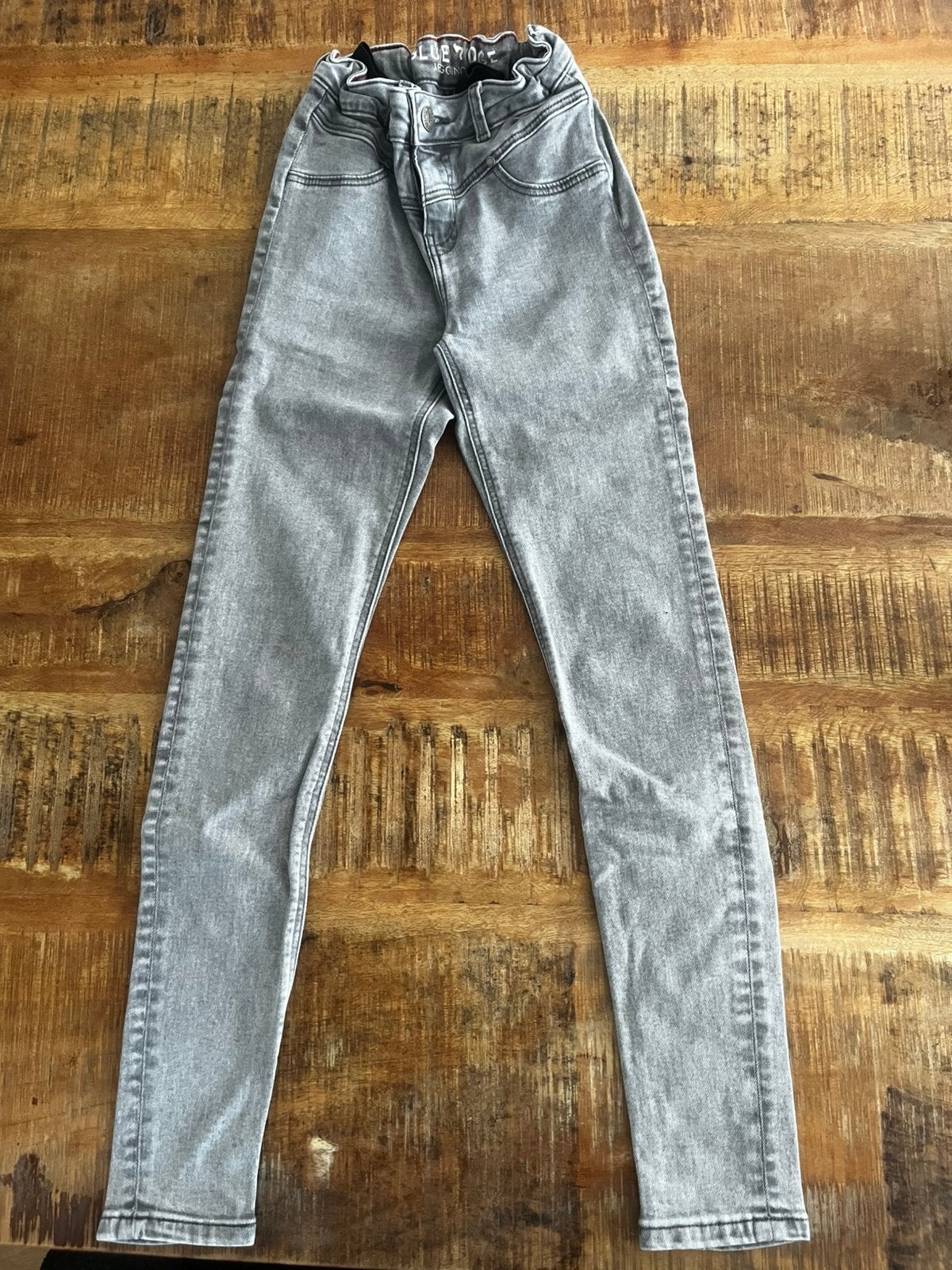 Jegging (jeanslegging) 152 van blue ridge voor meiden grijs, Ophalen of Verzenden, Zo goed als nieuw, Meisje, Broek