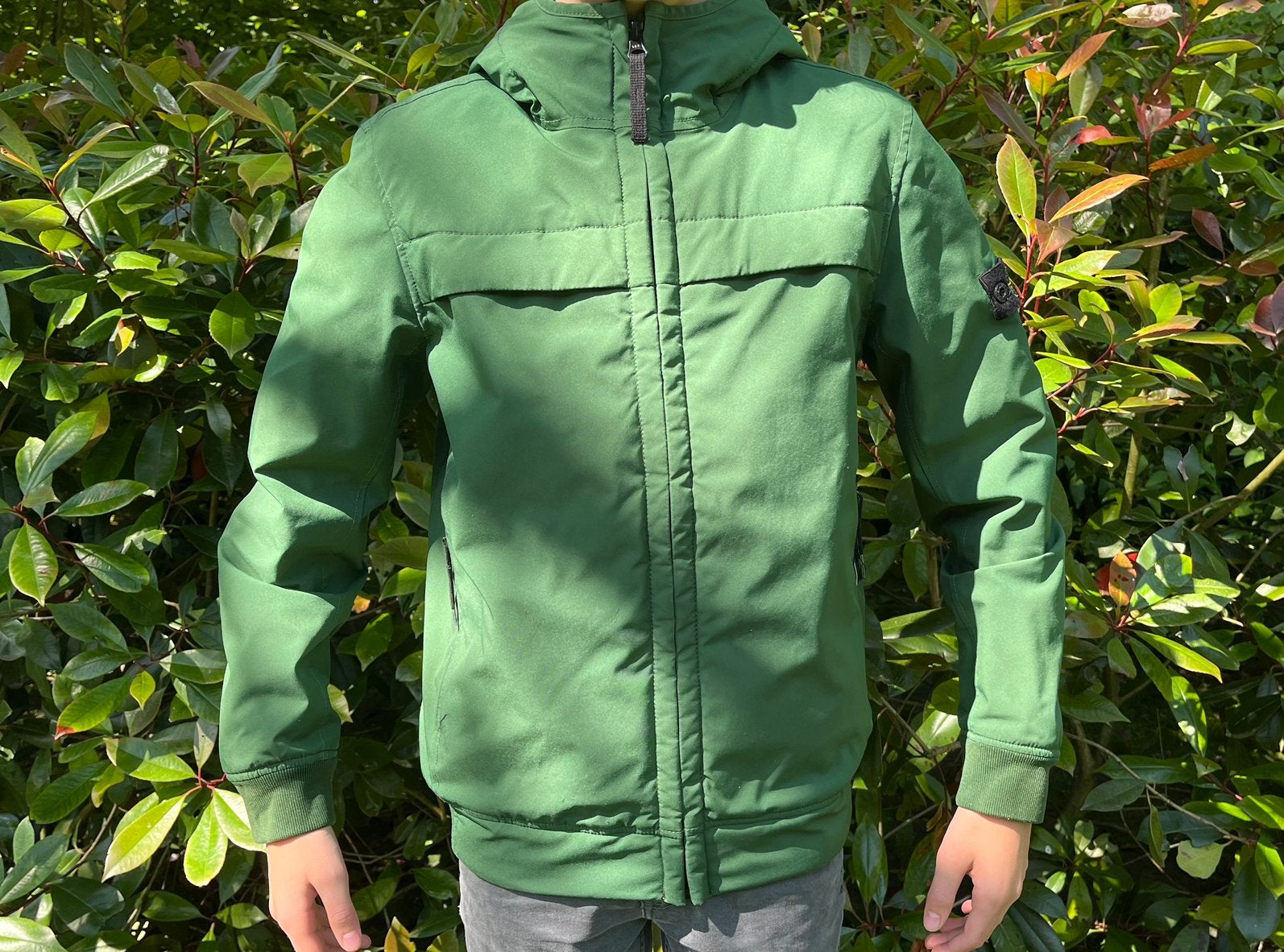 Stone island junior winterjas, Ophalen of Verzenden, Gedragen, Overige maten, Groen