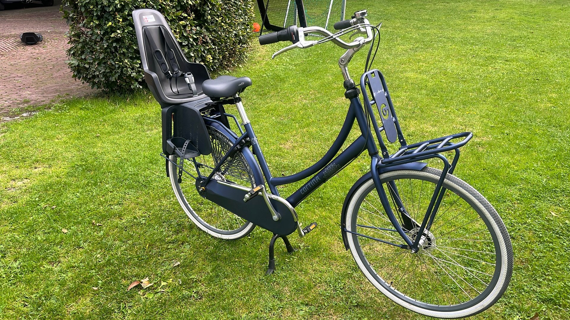 Moederfiets / familiefiets Cortina Roots transport, 2 zitjes, Versnellingen, 56 cm of meer, Zo goed als nieuw