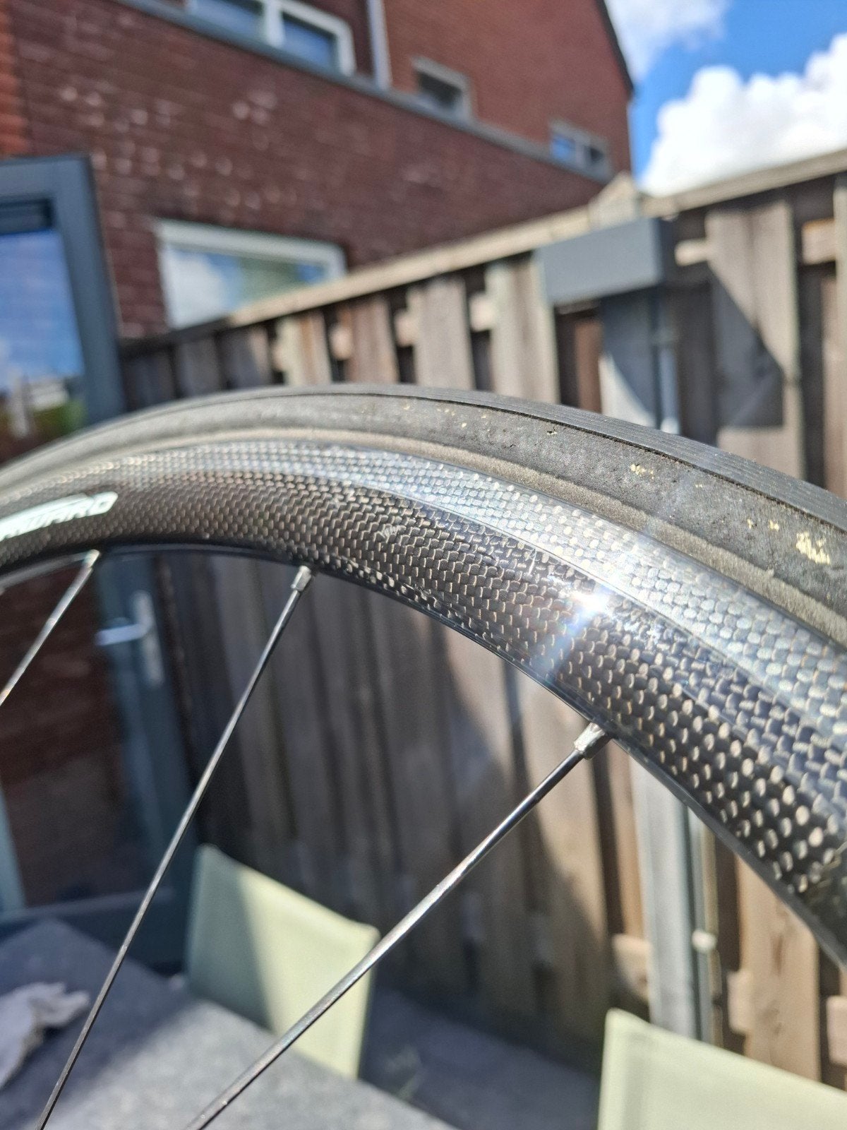 Als Nieuw: FFWD F3R Full Carbon Clinder/Draadband voorwiel, Fietsen en Brommers, Fietsonderdelen, Racefiets, Carbon, Ophalen, Wiel