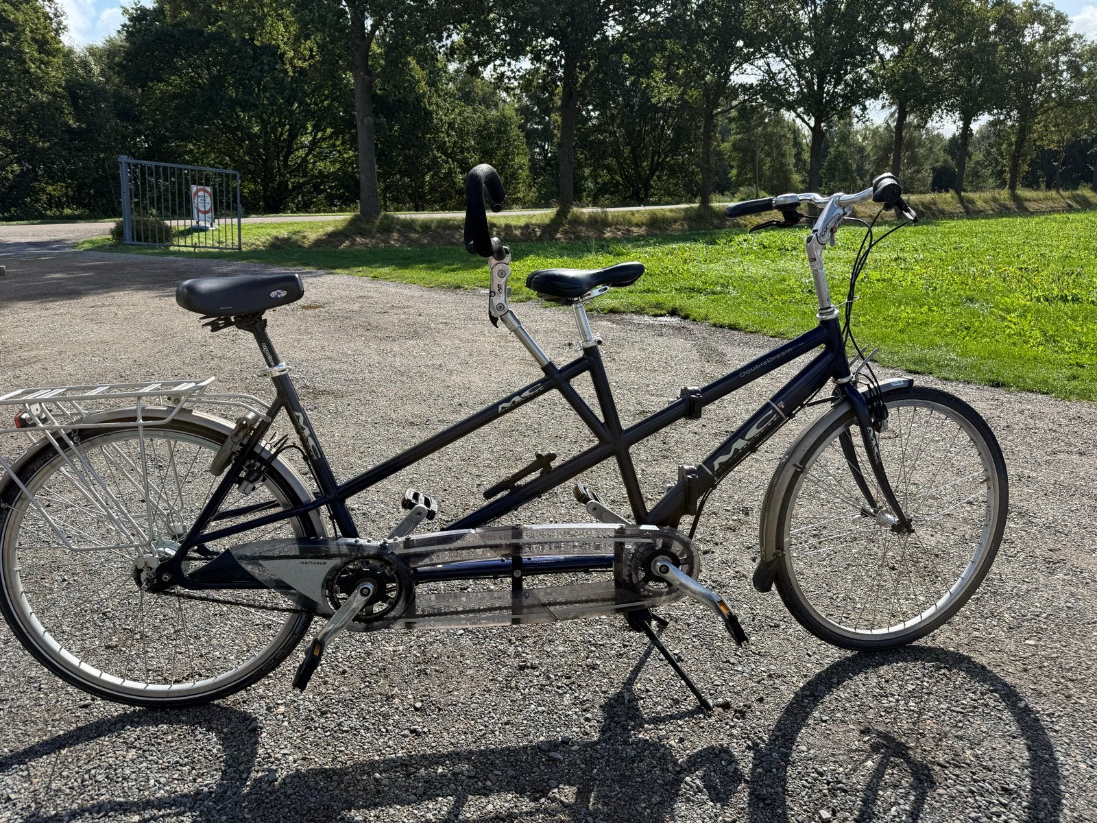 Multicycle DoubleDream opvouwbare tandem 8 versnellingen, Fietsen en Brommers, Minder dan 10 versnellingen, Gebruikt, 9614Ta, 51 tot 55 cm